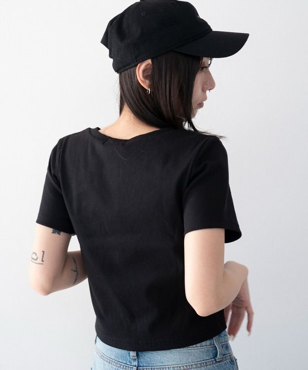 WEGO コンパクトリブT ブラック