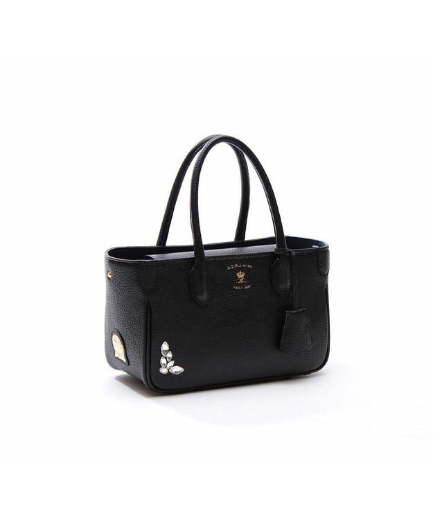 A.D.M.J. 【牛革】　スワロ付きミニトート(Dカン＋) SHIKKOKU