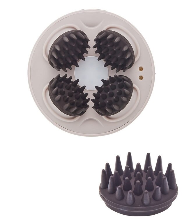 YAMATO テーブル＆キッチン 【フェスティノ】充電式EMSヘッドスパ　プレミア  サンドベージュ  SMHB-044-SB ベージュ