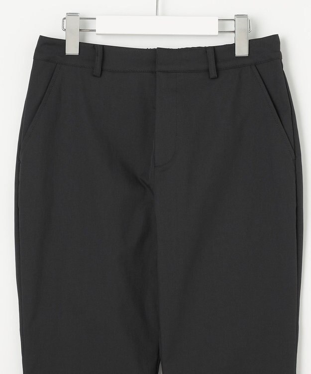 J.PRESS LADIES L 【洗える・撥水】中空タスランチノ テーパード パンツ ブラック系