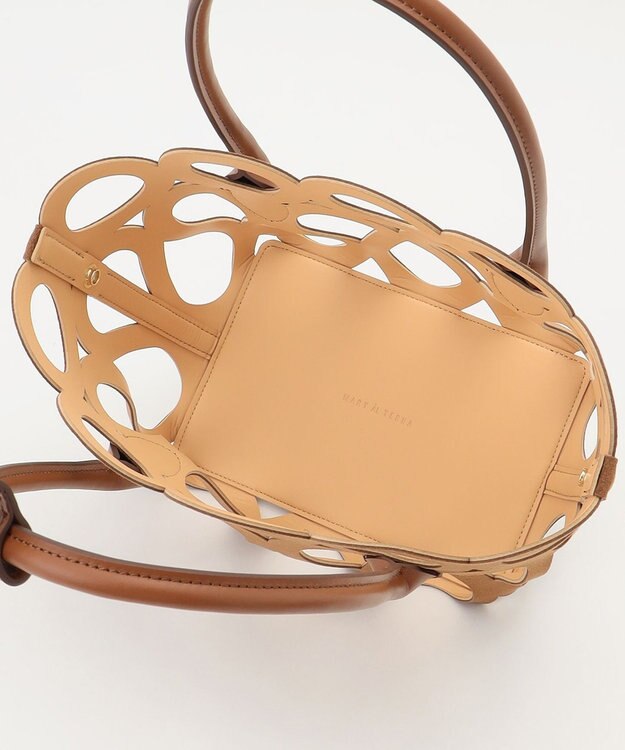 BEIGE， 【洗える・一部店舗限定】MARY AL TERNA / MAZE ミニハンドバック Brown