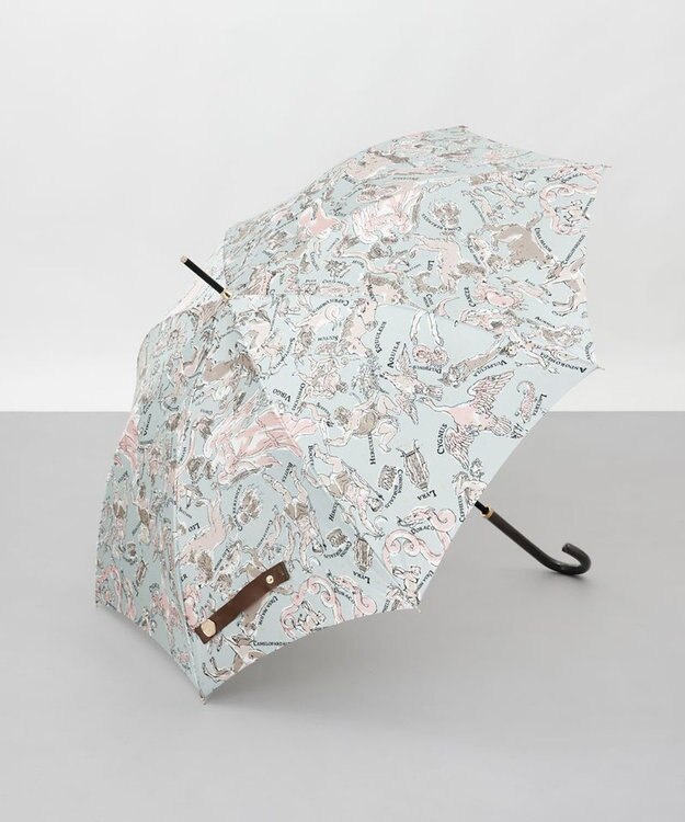 AURORA 【 Beaurance （ビューランス）】88星座プリント雨傘（長傘） ミントグリーン