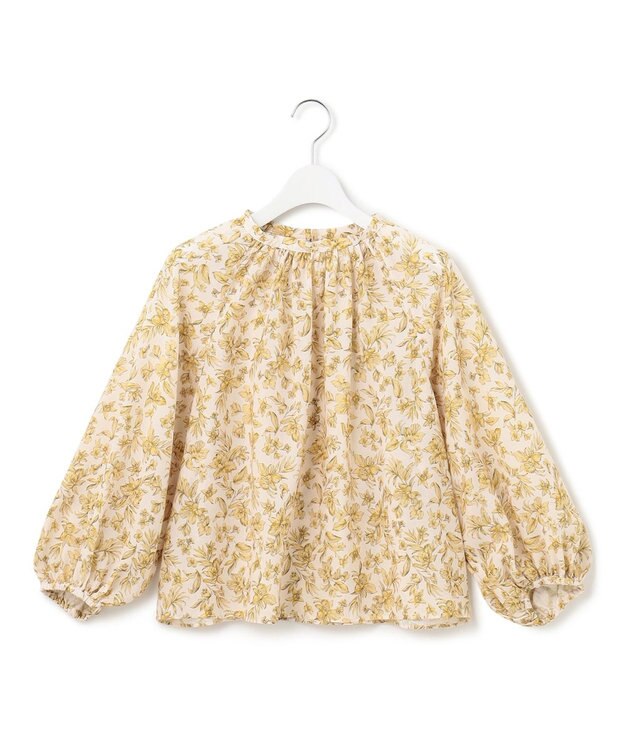 23区 S 【SLOW/一部店舗限定】ボタニカルプリント ブラウス イエロー系5