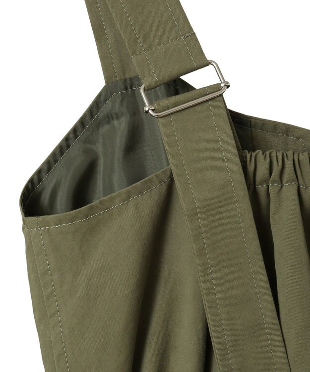 Green Parks ウ゛ィンテージペプラムオールインワン Khaki
