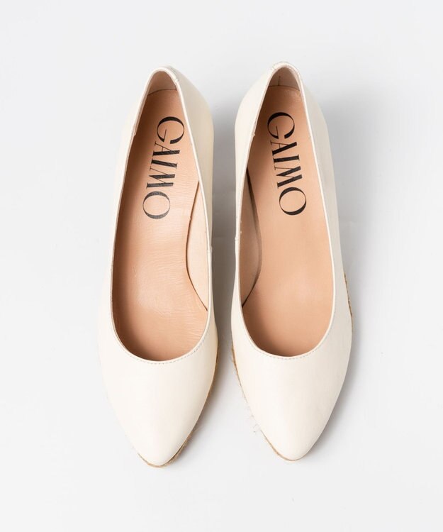 gaimo 【GAIMO/ガイモ】ポインテッドエスパドリーユパンプス/TEVA-RS ホワイト