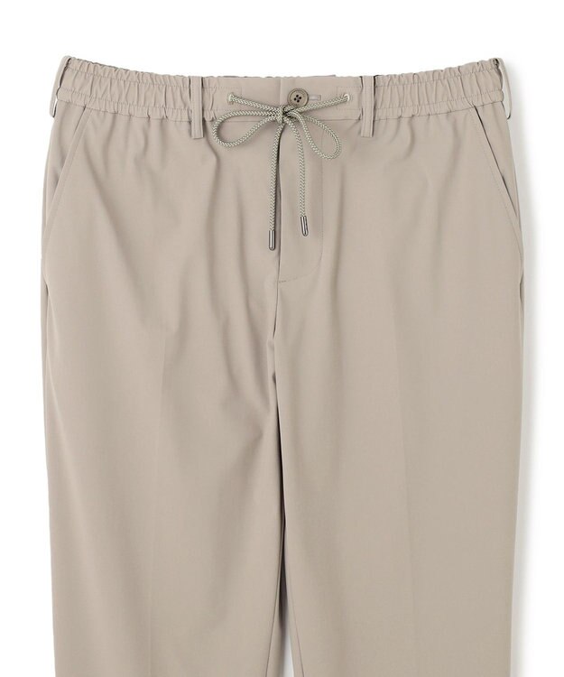 JOSEPH HOMME 新素材【接触冷感性/防しわ性/ストレッチ/洗える/撥水加工】トリコソリッドストレッチ ドロスト付きテーパードパンツ / PEGG CONVERTIBLE ベージュ系