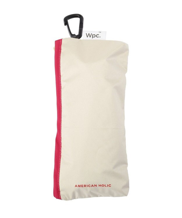 AMERICAN HOLIC 【AH×Wpc.】ポーチ付き折りたたみ傘 Beige