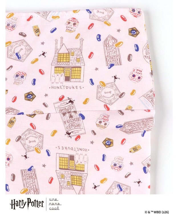 une nana cool Ｈａｒｒｙ　Ｐｏｔｔｅｒ　×　ｕｎｅ　ｎａｎａ　ｃｏｏｌ　ハラマキ付きレギンス スモークピンク