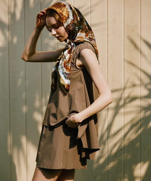 San-ai Resort（三愛水着楽園） 【UPF50＋】　タンクトップキュロット3点セット　9M・11L　【San-ai Resort（サンアイリゾート）】 ブラウン