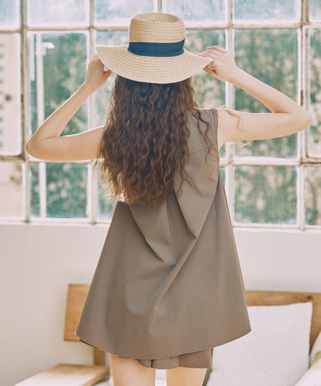 San-ai Resort（三愛水着楽園） 【UPF50＋】　タンクトップキュロット3点セット　9M・11L　【San-ai Resort（サンアイリゾート）】 ブラウン