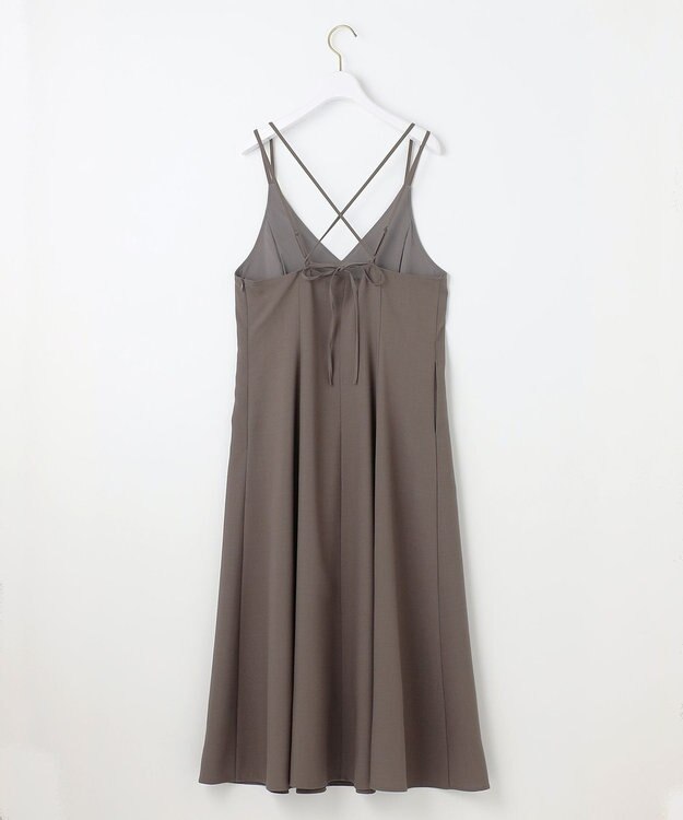 ANY SIS 【洗える】フレアキャミソール ワンピース モカグレー
