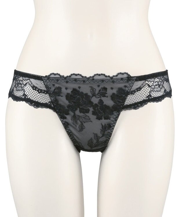 San-ai Resort（三愛水着楽園） エレガントコレクション 【2412】 ノーマルショーツ ブラック