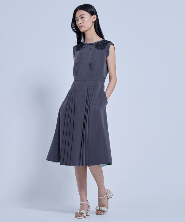 TOCCA 【00サイズあり】SONGBIRD LACE ドレス グレー系