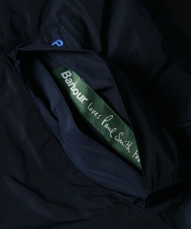 Paul Smith Paul Smith Loves Barbour Transport ポリエステルジャケット ネイビー