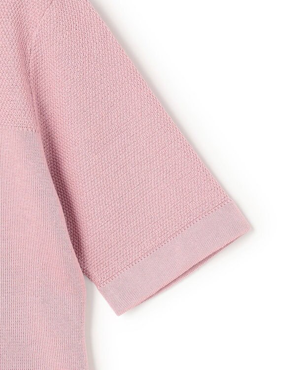 TOCCA HONEYCOMB MESH KNIT ニットトップス ピンク系