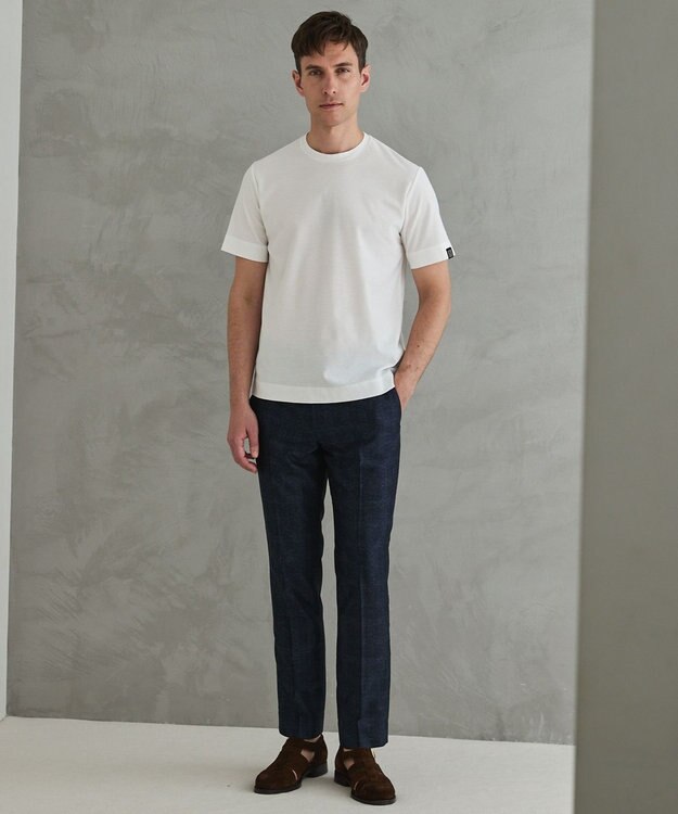 GOTAIRIKU セットアップ仕様【猛暑対応の7機能】カラミ セットアップパンツ_グレンチェック(26年モデル) ネイビー×グレンチェック柄