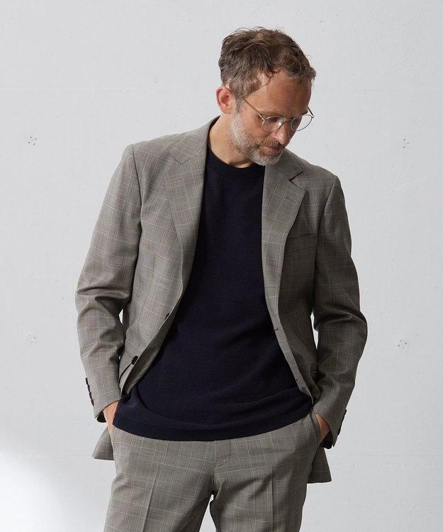 J.PRESS MEN 【J.PRESS MOVING】GUABELLO SPACEグレナカートチェック ジャケット ダークブラウン系4