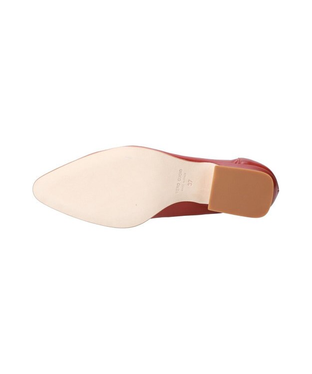 INTER-CHAUSSURES 【DUCCIO DEL DUCA】ポインテッドトウモカパンプス レッドブラウン