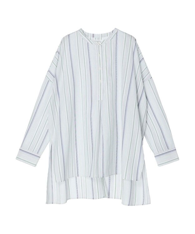 Green Parks デザインオーバーシャツ Stripe