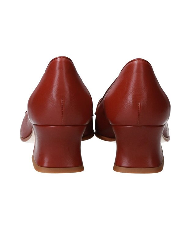 INTER-CHAUSSURES 【DUCCIO DEL DUCA】ポインテッドトウモカパンプス レッドブラウン