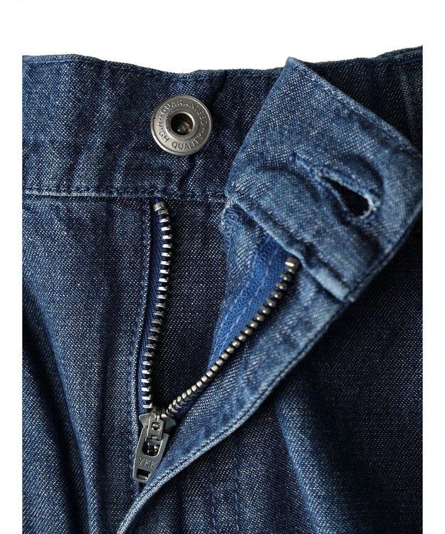 Green Parks ・ＳＵＧＡＲ　ＳＰＯＯＮ　シャーリングデニムスカート Indigo