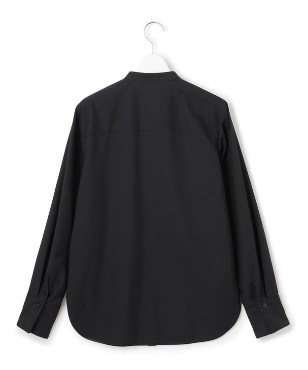 ICB L 【洗える】 レースコンビブラウス ブラック系