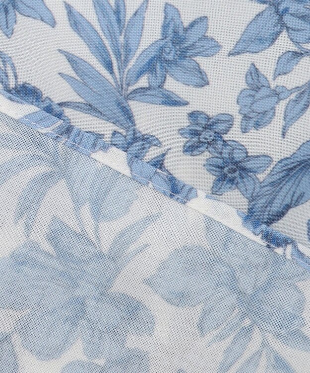 23区 S 【SLOW/一部店舗限定】ボタニカルプリント ブラウス ブルー系5