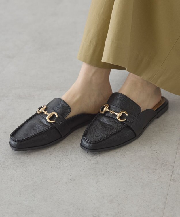 AMERICAN HOLIC ビットミュールローファー Black