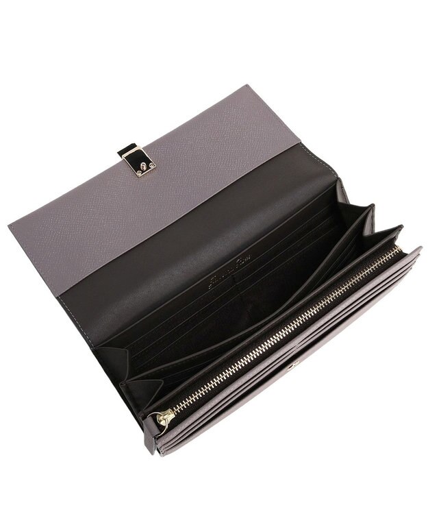 ACE BAGS & LUGGAGE 【人気No.1・新色登場】 Jewelna Rose ブリヨン 本革 長財布 15143 モーヴグレー