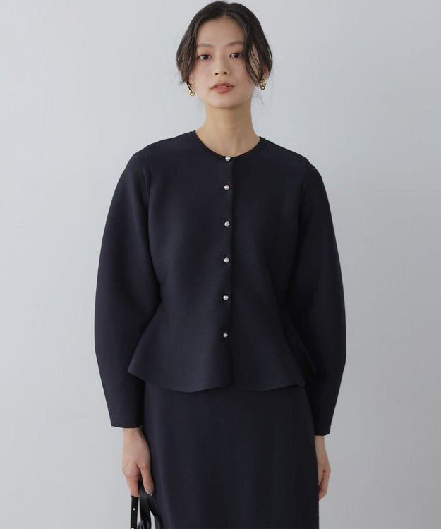 組曲 L 【WEB限定】スポンディッシュニットアップ ネイビー系