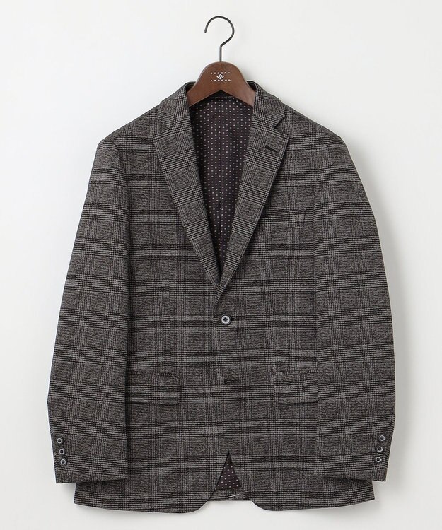 JOSEPH ABBOUD 【キングサイズ・ストレッチ】ツィーディージャージ　ジャケット グレー系4