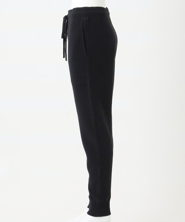 23区 【R(アール)】ウールカシミヤ ニットパンツ ブラック系