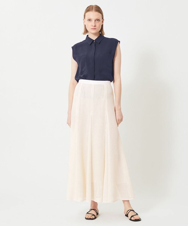 BEIGE， 【S-size】HYACINTH / ショートカラーシャツ Navy