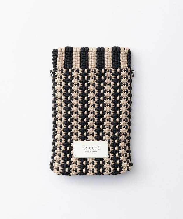 TRICOTE マクラメサコッシュバッグ 82BEIGE