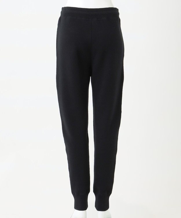23区 【R(アール)】ウールカシミヤ ニットパンツ ブラック系