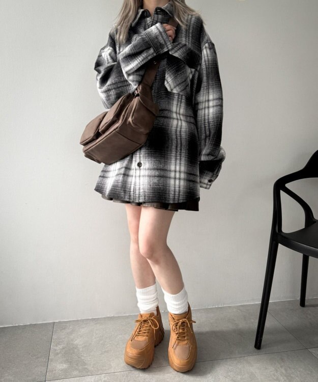 WEGO 2wayハトメショルダー ブラウン