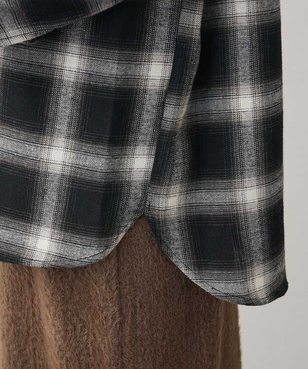 Green Parks ・ＥＬＥＮＣＡＲＥ　ＤＵＥ　２ｗａｙチェックビックシャツ Black