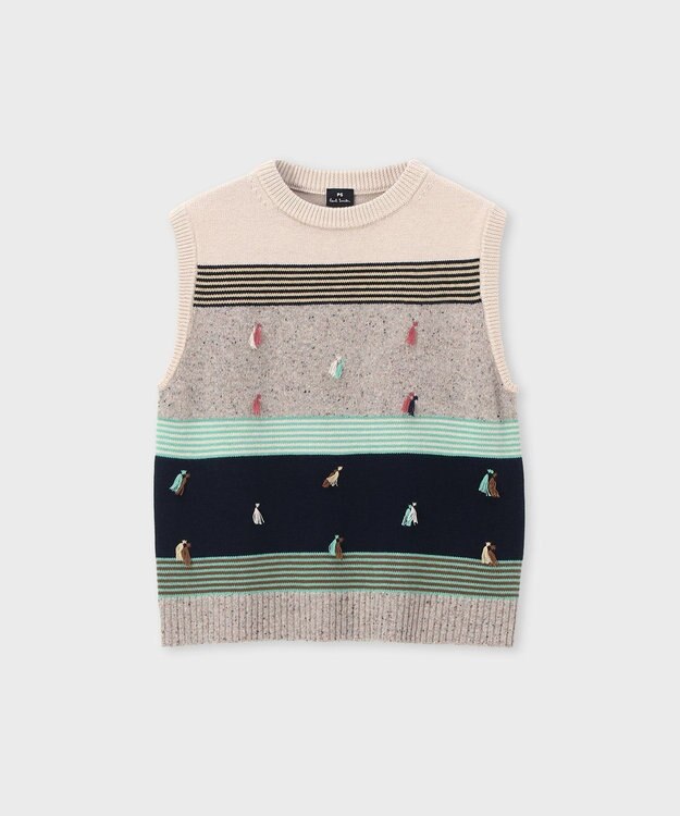Paul Smith タッセルジャカード ベスト