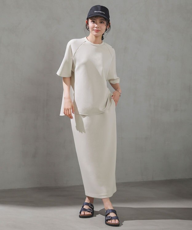 UNFILO 【VERY掲載】BEAUTY FORM JERSEY light Iラインスカート