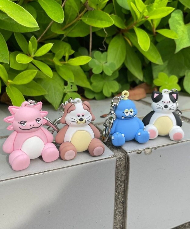 WEGO 立体モチーフーキーホルダー 柄1