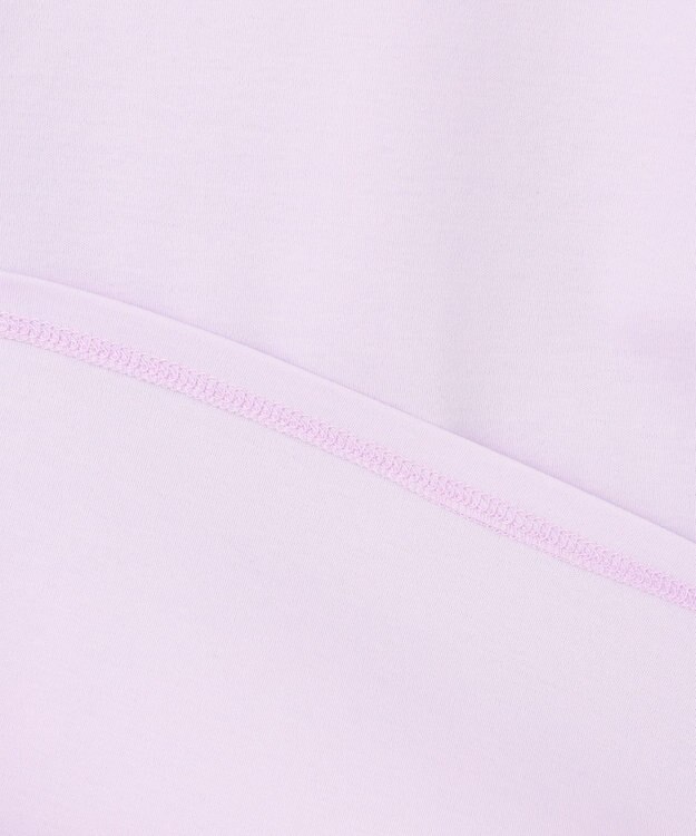 J.PRESS LADIES L 【WEB限定カラーあり】スムースジャージー 刺繍スリーブ カットソー ラベンダー系