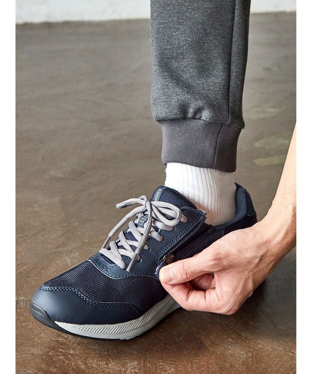 ASICS WALKING ゲルファンウォーカー M042 4E相当 ブルー系