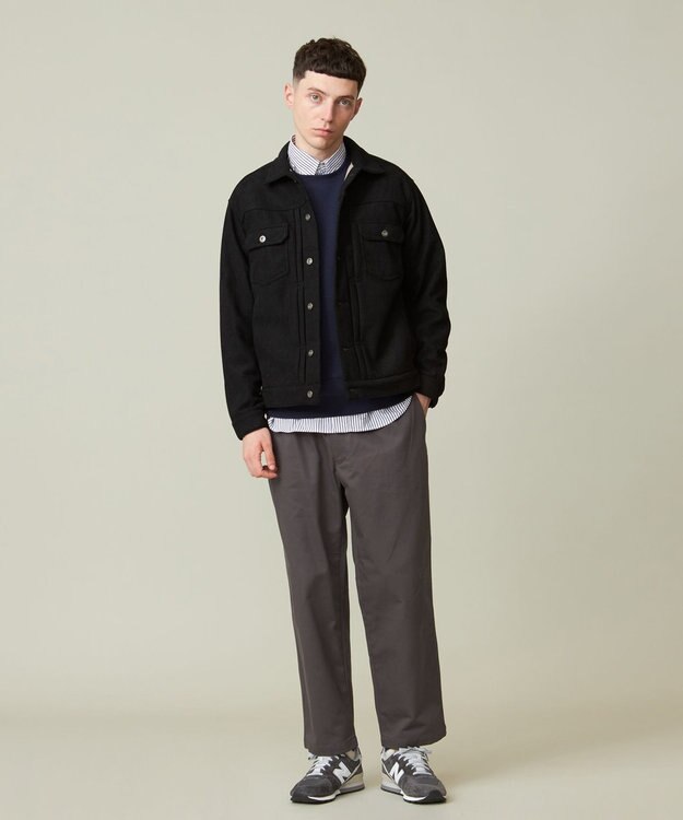 J.PRESS YORK STREET 【UNISEX】コーデュロイ Gジャン ブラック系