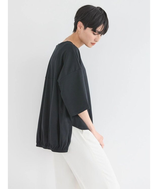 AMERICAN HOLIC バックギャザーロゴカットプルオーバー Black