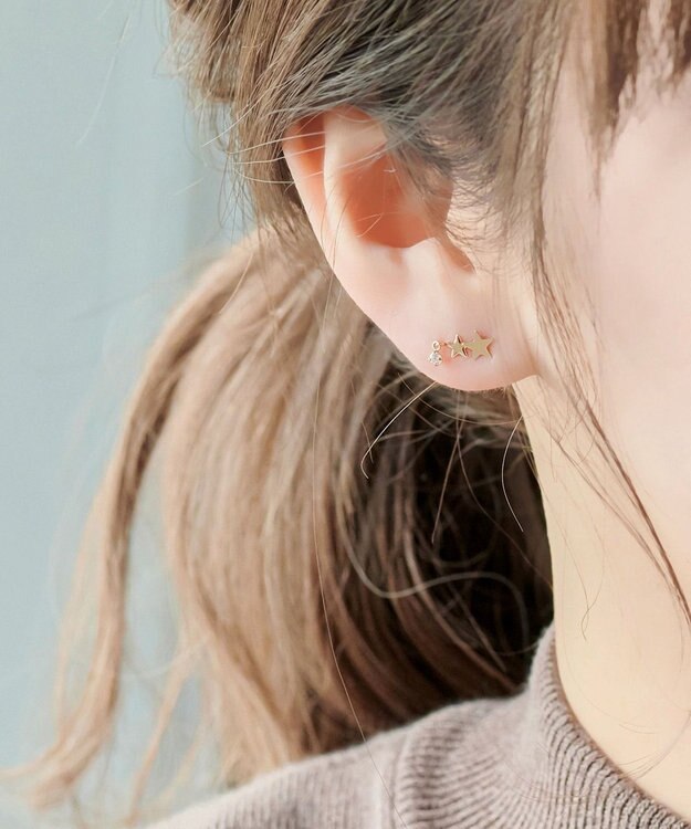 Phoebe 【K10】ステラシャインピアス/星/スター ゴールド