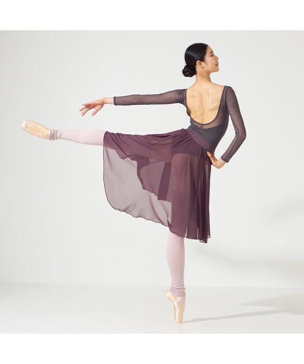 Chacott レッグウォーマー ロング丈 （サーモギア(R)糸使用） グレイッシュローズ