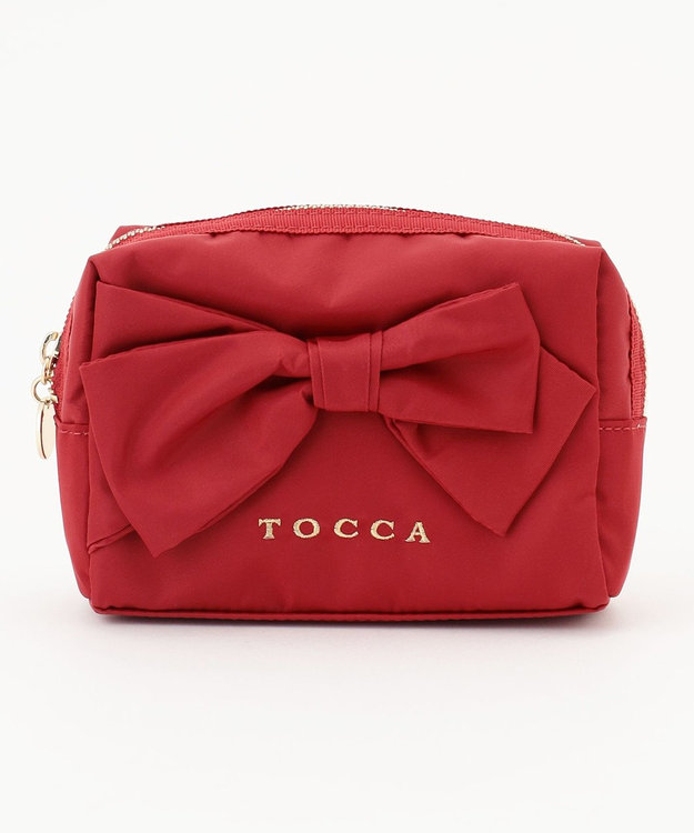 TOCCA RIBBON KNOT POUCH ポーチ 【新色】ワイン系
