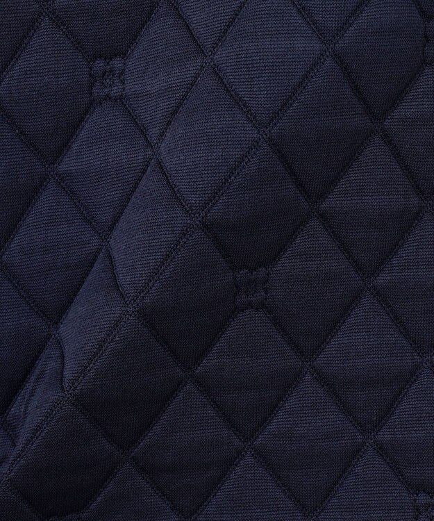 組曲 KIDS 【110-140㎝】フラワーキルトレイヤード トップス ネイビー系