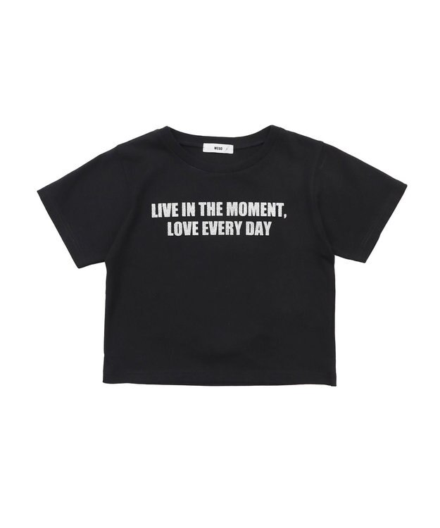 WEGO ロゴラメちびT ブラック