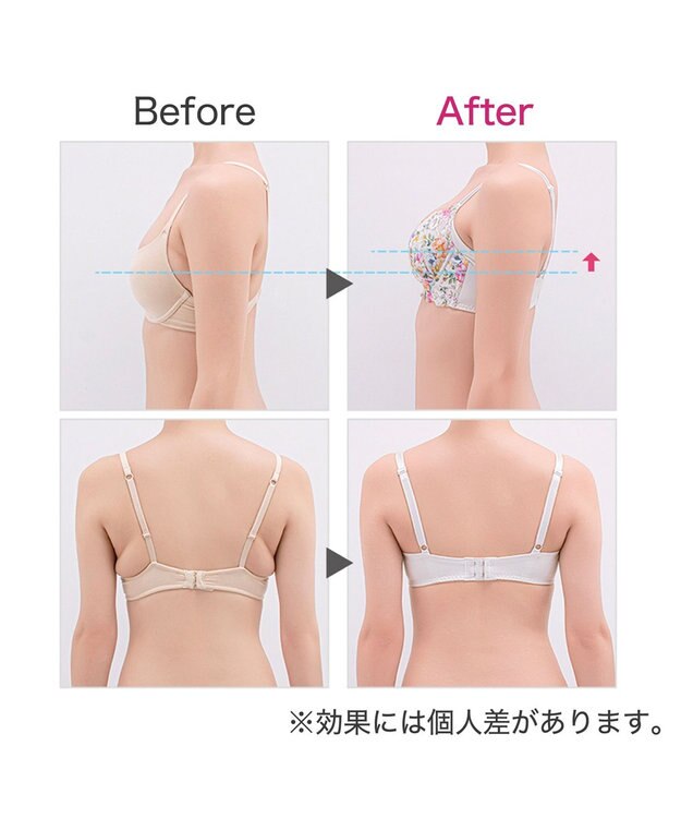 BRADELIS New York 【BRADELIS New York / 育乳補整ブラ・STEP1 集める】ウェンディソフトステップ1ブラ25S1 補正下着 補正 ブラジャー ホワイト